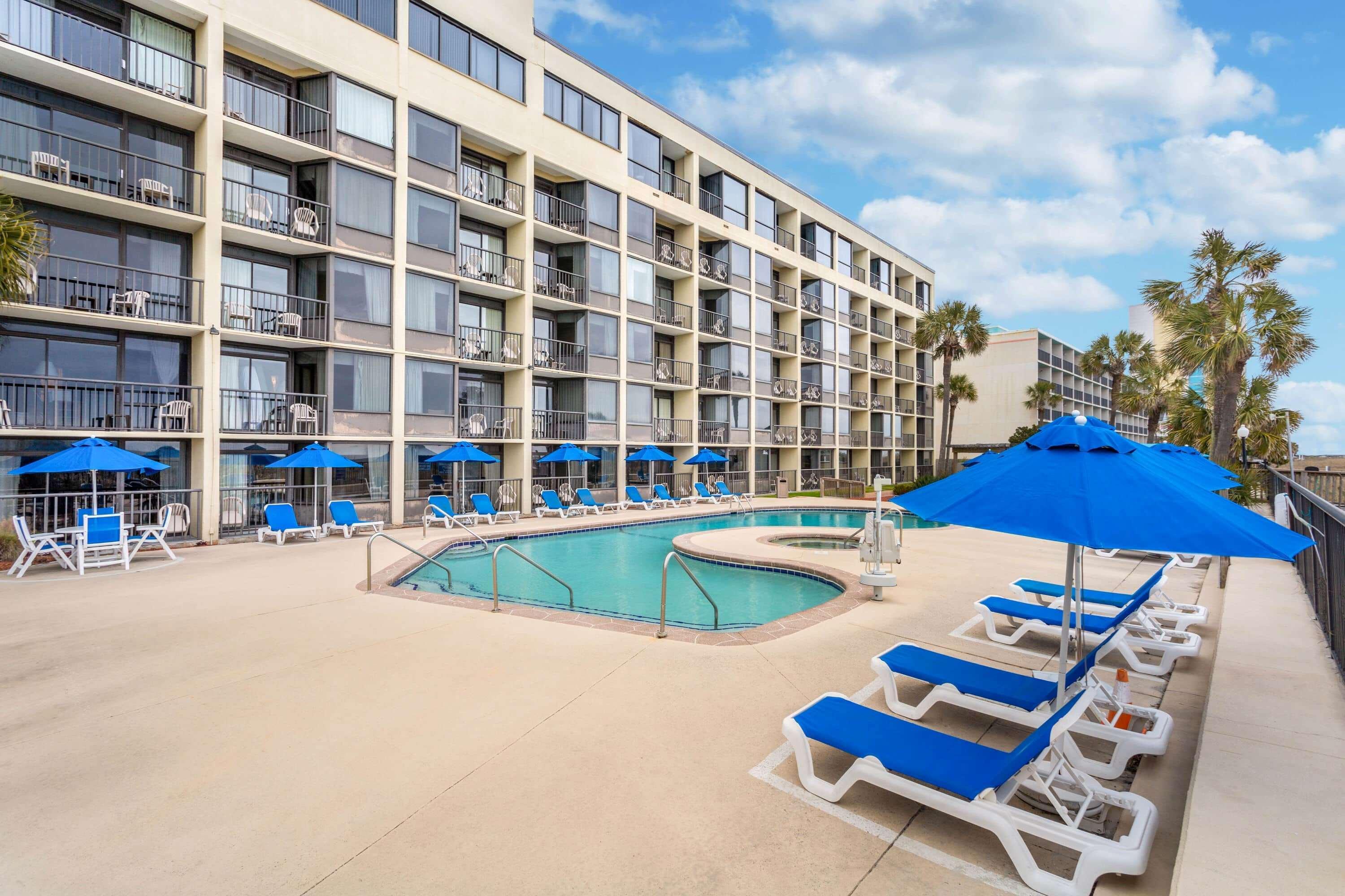 Ocean Club Resort Myrtle Beach A Ramada By Wyndham شاطئ نورث ميرتل المظهر الخارجي الصورة